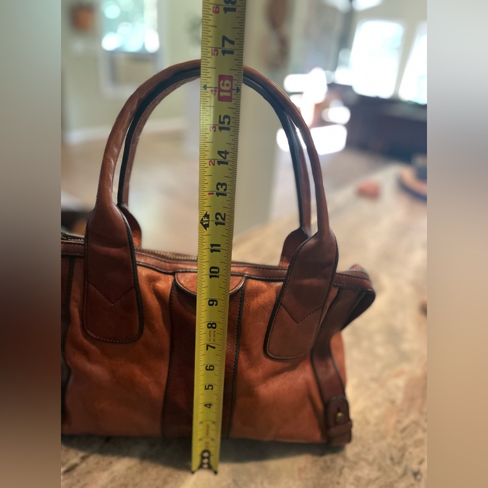 Fossil 1954 Vintage Reissue Brown Leather Weekender Bag - Picture 4 of 16